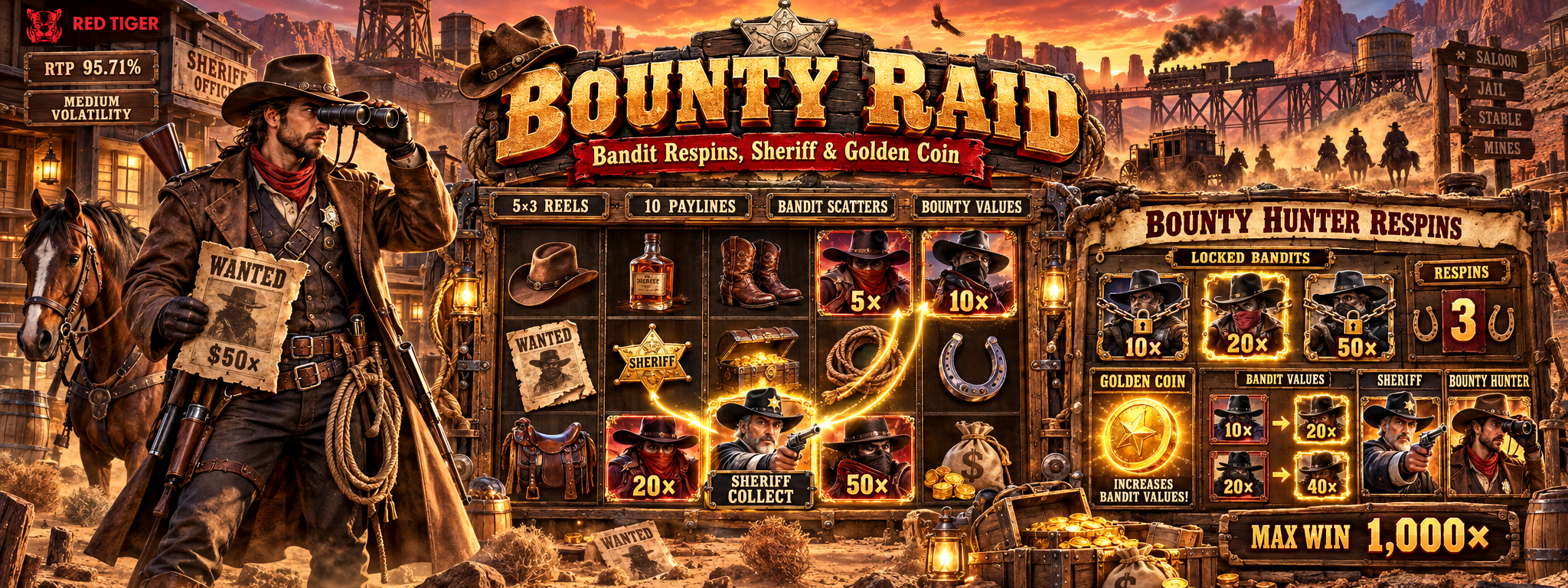 Bounty Raid Red Tiger